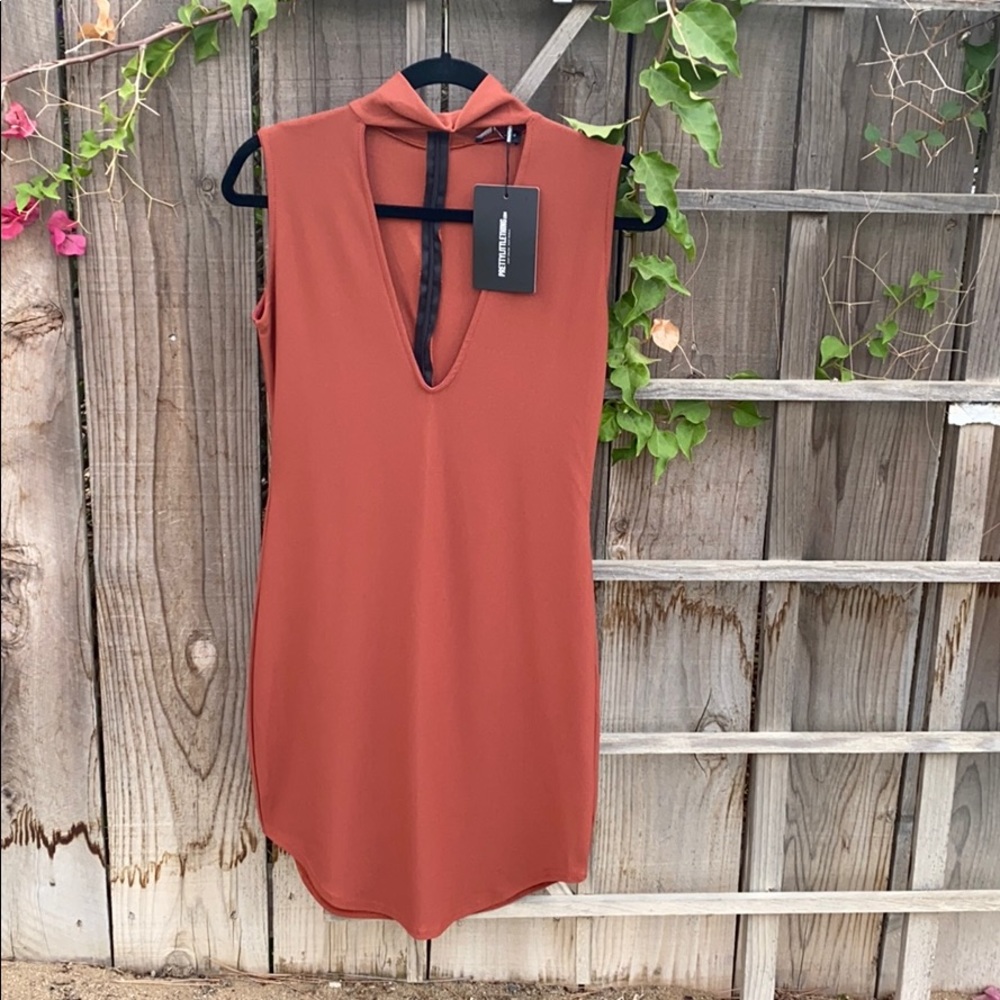 Pretty Little Thing Choker Sleeveless Dress